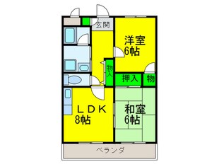 アイデイリック白鷺の物件間取画像